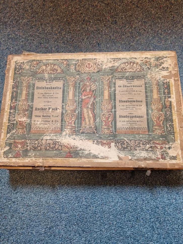 Antieke Anker Steinbaukasten No. 8A, Antiek en Kunst, Antiek | Speelgoed, Ophalen of Verzenden
