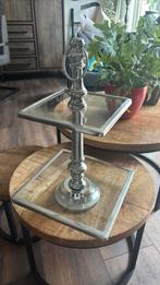 Riviera Maison - etagere met glas., Huis en Inrichting, Woonaccessoires | Etagères, Ophalen, Gebruikt