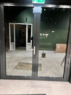 Aluminium Dubbele deurenen kozijn, Doe-het-zelf en Verbouw, Ophalen, Garagedeur, Zo goed als nieuw, 120 cm of meer