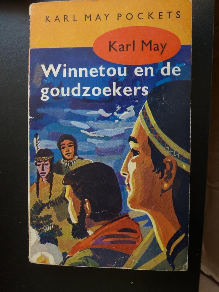 Karl May. Winnetou en de goudzoekers., Boeken, Kinderboeken | Jeugd | 13 jaar en ouder, Gelezen, Verzenden