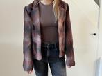 Blazer dames Vila M ruit, Maat 38/40 (M), Bruin, Vila, Ophalen of Verzenden