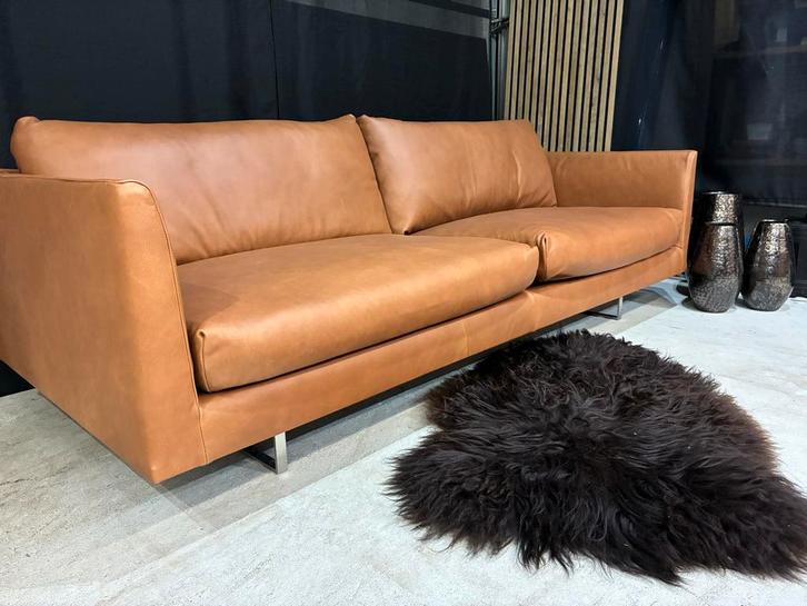 Montis Axel 3,5-zits Rancho Leer - Zo Goed Als Nieuw, Antiek en Kunst, Antiek | Meubels | Stoelen en Banken, Ophalen