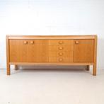 Vintage brutalist dressoir jaren 70 eiken hout, Ophalen, Gebruikt, X, X