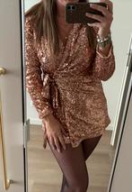 Pailetten rose gouden blazerjurk maat L, Kleding | Dames, Jurken, Maat 42/44 (L), Nieuw, Ophalen of Verzenden, Roze