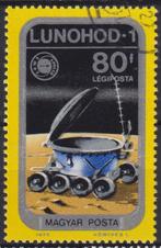Hongarije 1972 Ruimtevaart Maanauto, Postzegels en Munten, Ophalen of Verzenden, Gestempeld, Vliegtuigen