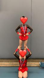 Acropakjes Duo 122-128 en 146-152, Sport en Fitness, Zwart, Ophalen of Verzenden, Zo goed als nieuw, Turnpak(je)