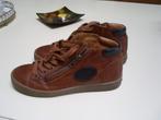 Leren Schoenen Aqa met veter en rits, Bruin, AQA, Ophalen of Verzenden, Zo goed als nieuw