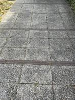 Gratis ophalen 45m2 grindtegels, Tuin en Terras, Tegels en Klinkers, Ophalen, Gebruikt, 10 m² of meer, Beton