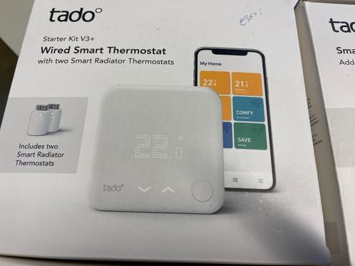 TADO Smart wired Radiator Thermostaat V3+ 6 thermostaten Sma, Doe-het-zelf en Verbouw, Thermostaten, Nieuw, Ophalen of Verzenden
