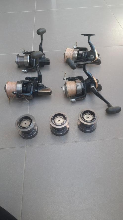 3+1 Daiwa Emcast plus 5500, Watersport en Boten, Hengelsport | Karpervissen, Molen, Ophalen of Verzenden