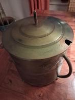 Koperen bowl-set voor fruitbowl inclusief 6 bowlglazen, Huis en Inrichting, Keuken | Servies, Ophalen, Overige materialen, Gebruikt