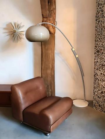 Vintage verstelbare booglamp xxl jaren 70 beschikbaar voor biedingen