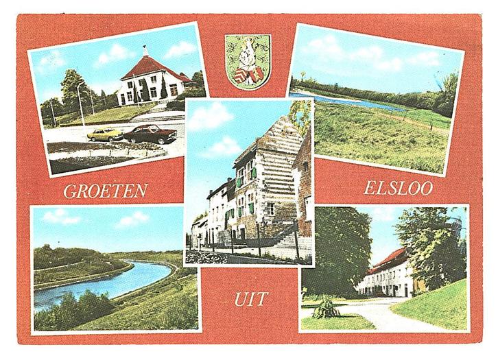 987128 Elsloo L 1979  Gelopen met mooie zegel Postcode, Verzamelen, Ansichtkaarten | Nederland, Gelopen, Limburg, 1960 tot 1980