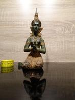 Mooi verguld bronzen beeld uit Thaland, Ophalen of Verzenden