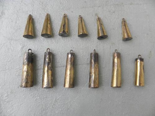 Wekkergewichten Friese staartklok, minder fraai, Antiek en Kunst, Antiek | Klokken, Ophalen of Verzenden