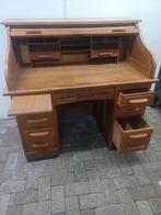 Super mooi oud antiek bureau met rolluik 114 cm breed 74 cm, Huis en Inrichting, Ophalen, Zo goed als nieuw