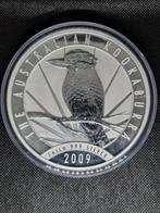 1 KILO MUNT ZILVER 2009 1992 KOOKABURRA 999 1KG MUNTEN, Ophalen of Verzenden, Zilver