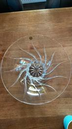 Kristallen schaal, merk Mantova, Ophalen, Schaal, Rond, Glas