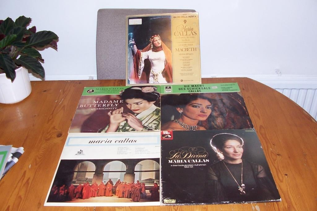 MARIA CALLAS 9 LP'S, Cd's en Dvd's, Vinyl | Klassiek, Gebruikt, Opera of Operette, Ophalen of Verzenden, 12 inch
