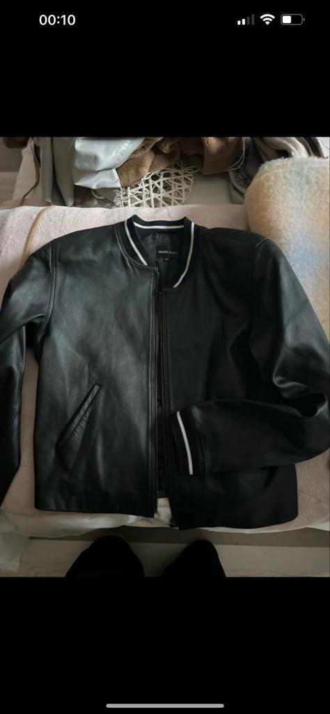 Claudia Sträter boterzacht Leren Jasje Maat 38 - Nieuwstaat!, Kleding | Dames, Jassen | Winter, Zo goed als nieuw, Maat 38/40 (M)