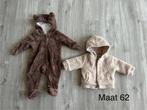 Zo goed als nieuw berenpak en nieuw jasje maat 62, Jongetje of Meisje, H&M, Ophalen of Verzenden, Zo goed als nieuw