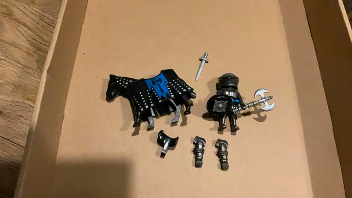 Playmobil Zwarte ridder – 3315, Kinderen en Baby's, Speelgoed | Playmobil, Zo goed als nieuw, Complete set, Ophalen