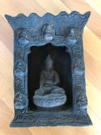 Boeddha altaar hout antiek vintage nepal tibet, Huis en Inrichting, Woonaccessoires | Boeddhabeelden, Ophalen of Verzenden, Gebruikt