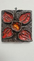 Vintage keramiek wanddecoratie Jan van Erp, Ophalen of Verzenden