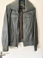 AIM leren jasje, Ophalen of Verzenden, Zo goed als nieuw, Maat 42/44 (L), Groen