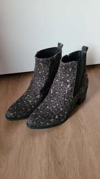 Prachtige zgan/nieuwe enkellaarzen panterprint mt. 37, Kleding | Dames, Ophalen, Blue Box, Overige kleuren, Lage of Enkellaarzen