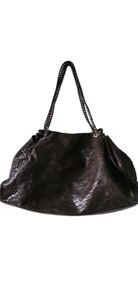 bruine leer tas van Gambini (7923), Sieraden, Tassen en Uiterlijk, Tassen | Damestassen, Handtas, Bruin, Verzenden