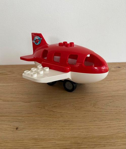 Duplo rood vliegtuig, Kinderen en Baby's, Speelgoed | Duplo en Lego, Gebruikt, Duplo, Ophalen of Verzenden
