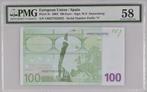 Uiterst zeldzame misdruk 100 euro biljet 2002, drukfout, Postzegels en Munten, Bankbiljetten | Europa | Eurobiljetten, 100 euro