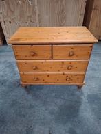 Massief grenen ladekast, Huis en Inrichting, Kasten | Ladekasten, Ophalen, Gebruikt, Scandinavisch, 50 tot 100 cm