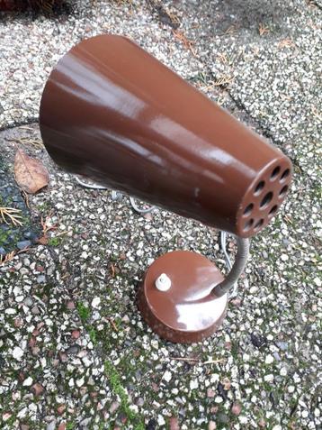 Vintage bureaulamp buigzame hals uit de jaren 60 / 70 beschikbaar voor biedingen