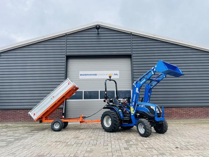Boxer HT15 kipwagen / kipper NIEUW voor minitractor, Zakelijke goederen, Agrarisch | Werktuigen, Overige, Overige typen