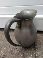 Amsterdamse School Tinnen Schenkkan - Gehamerd, Antiek en Kunst, Verzenden