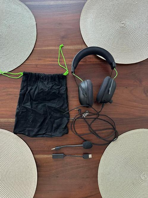 Razer Blackshark V2 headset, Computers en Software, Headsets, Zo goed als nieuw, Over-ear, Ophalen of Verzenden