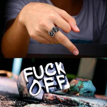 Fuck Off ring, Ø 19,0 mm beschikbaar voor biedingen