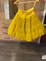 Gele Tutu Rok - One Size, Ophalen of Verzenden, Zo goed als nieuw, Carnaval, Kleding