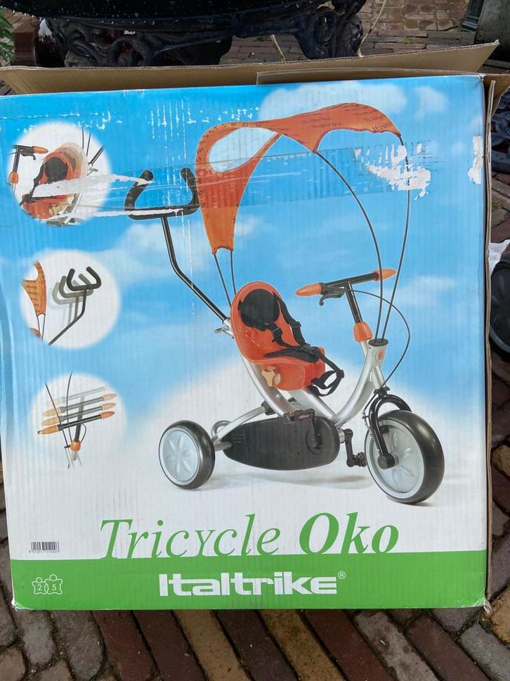 Nieuwe italtrike tricycle kinderfiets driewieler, Fietsen en Brommers, Fietsen | Kinderfietsjes, Nieuw, Minder dan 16 inch, Ophalen