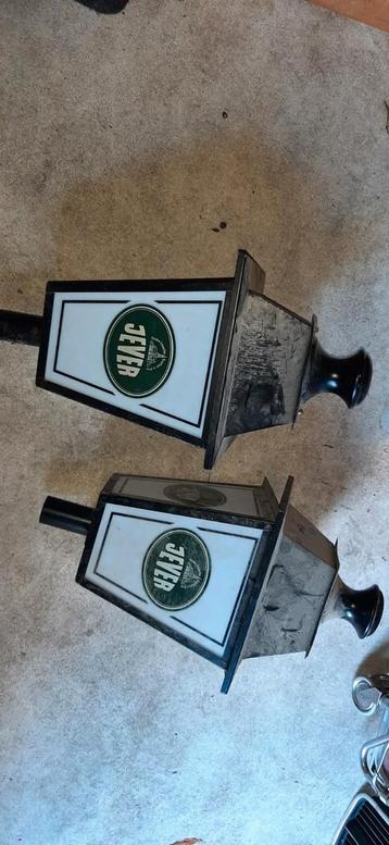 2x Jever Lamp Bier Reclame Vintage beschikbaar voor biedingen
