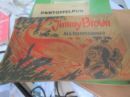 Oud stripboekje (feuilleton) Jimmy Brown 1958 H.J.Looman, Boeken, Stripboeken, Gelezen, Meerdere stripboeken, Verzenden