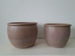 Overpot, 2stuks, Tuin en Terras, Bloempotten, Ophalen, Rond, Binnen, Zo goed als nieuw
