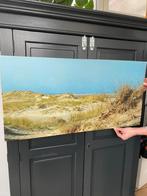 Schilderij Texelse duinen landschap, Huis en Inrichting, Woonaccessoires | Schilderijen, Tekeningen en Foto's, Minder dan 50 cm