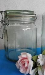 Glazen voorraad pot met klemdeksel, Ophalen of Verzenden, Glas, Pot, Bus of Blik