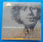 Rembrandtset 2006 - In Leiden betaal je met de REMBRANDT, Postzegels en Munten, Penningen en Medailles, Nederland, Overige materialen