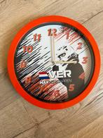 Max Verstappen wandklok - Zonder Beschadigingen, Huis en Inrichting, Ophalen of Verzenden, Zo goed als nieuw, Analoog, Wandklok