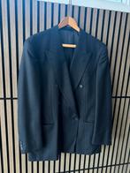 Klassiek herenpak – donkerblauw krijtstreep – maat ca. 98, Kleding | Heren, Kostuums en Colberts, Ophalen of Verzenden, Zo goed als nieuw