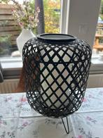 Sfeervolle bamboe lantaarn, Ophalen of Verzenden, Zo goed als nieuw, Metaal, 50 tot 75 cm